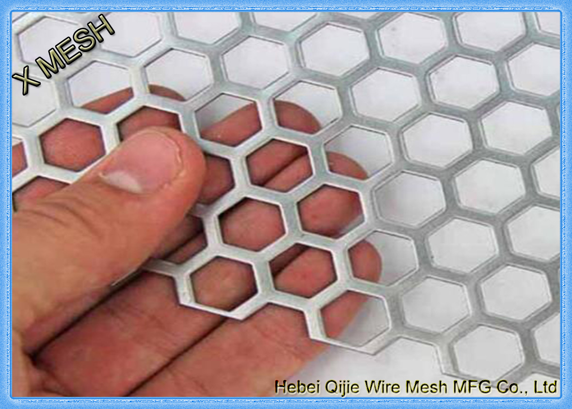 Hexagon Perforated Metal Mesh a-0001