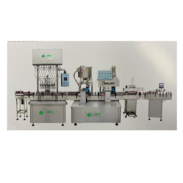XHL-AGF/8 automatic gravity liquid filling machine