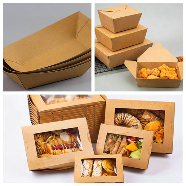 Recyclable 250gram 300gram 350gram Brown Kraft Wrapping Paper For Food Container Box 70cm 100cm
