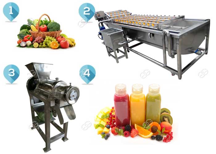 automatic complete fruit juice production line manufacturer for sale