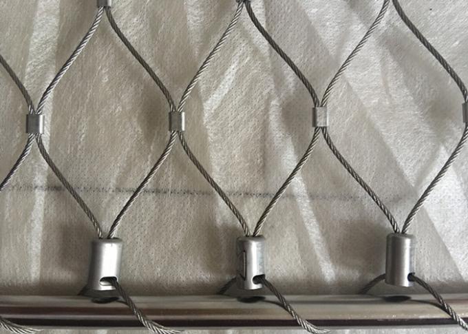 Stainless Steel Wire Rope Net / X Tend Cable Mesh 1.2MM To 3.2 MM 2