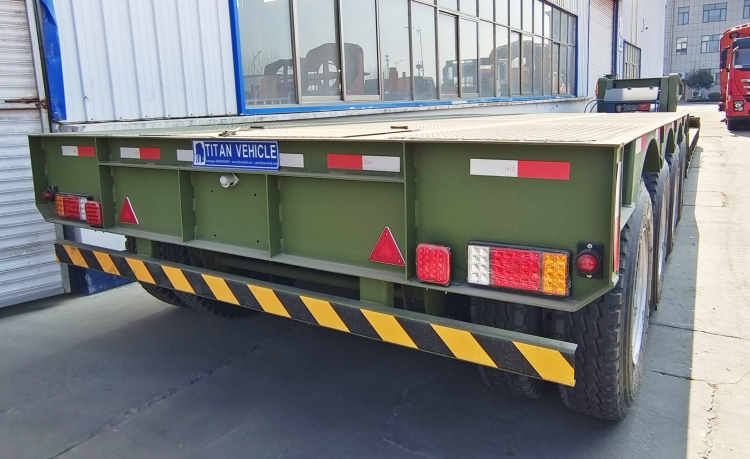 4 Axle 100 Ton Removable Gooseneck Lowboy Trailer for Sale in Mauritius