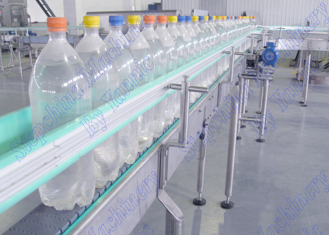 Customized Bottled Beverage Automated Conveyor System For Bottled Water Transportation