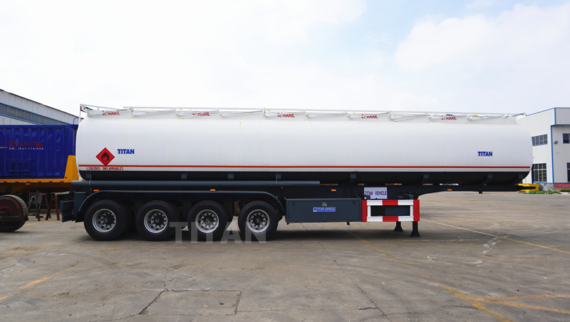 TITAN 45000/50000/60000 litre capacity fuel tanker trailer price