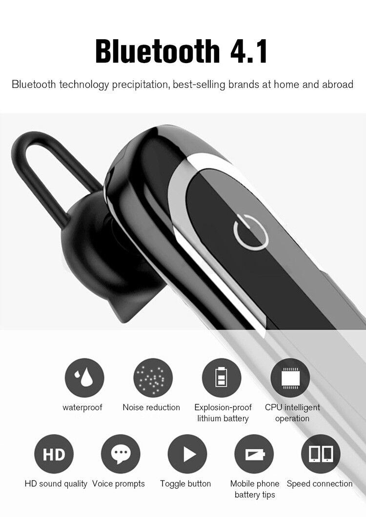 Car Using Wireless Blue Tooth Earphone Single in Ear Earbuds Handsfree Bluetooth Headsets Fone De Ouvido Headphone