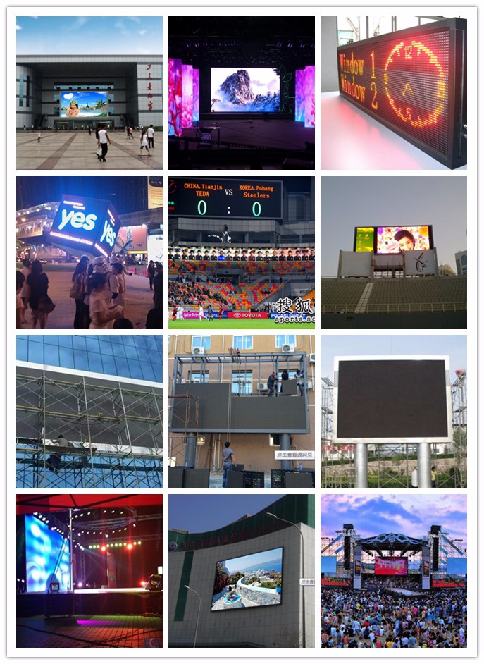 P10 P8 P6 high Brithness aluminum die case outdoor full color led display event stage show hanging big screen