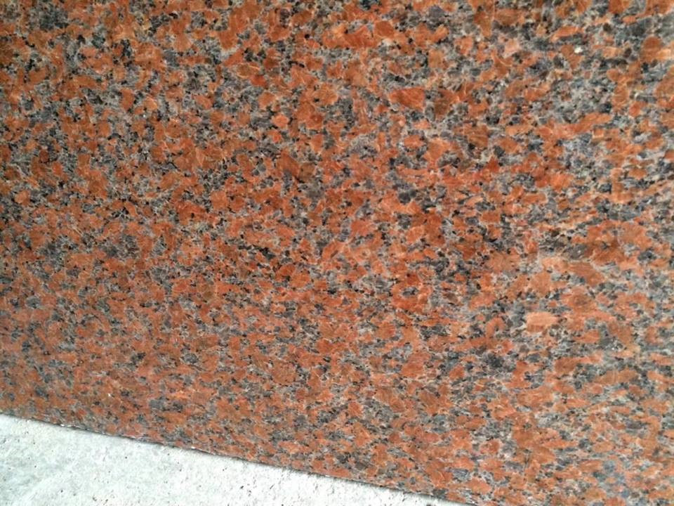 Polished G562 Maple Red Granite Exterior Stair Design Stair