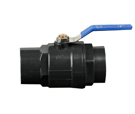 Ss Handle Light Grey Two Pieces Ball Valve with EPDM O-Ring