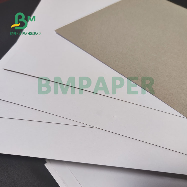 230gsm 250gsm Coated Duplex Board Grey Back For Shoes Boxes 79 x 109cm