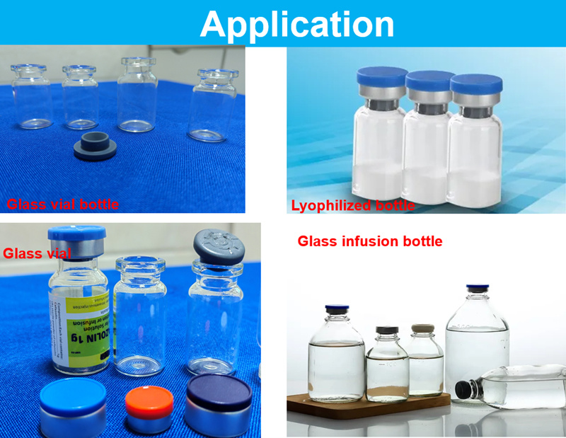 13mm 20mm 32mm Medical Use Blue Grey Lyophilization Butyl Rubber Stoppers for Glass Infusion Bottle