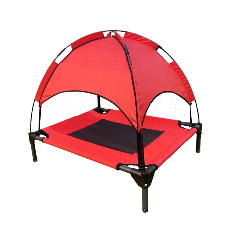 dog bed with canopy for outside 