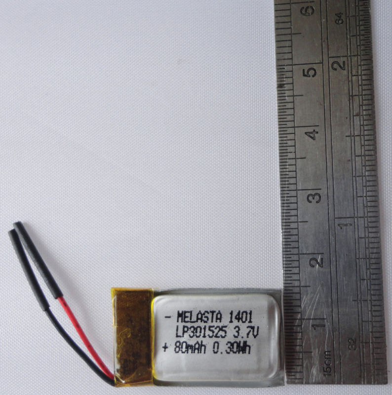 Lithium Polymer Battery 80mAh 3.7V Without PCM