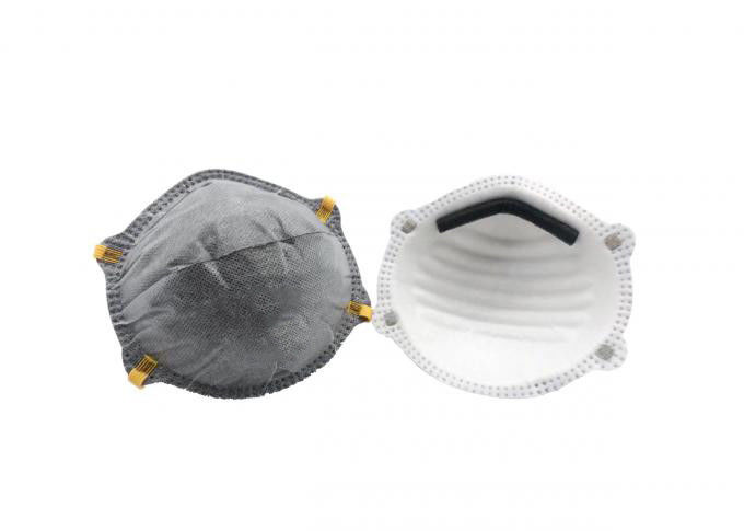 4 Plys Activated Carbon Dust Mask High Filtration Efficiency For Industrial Areas