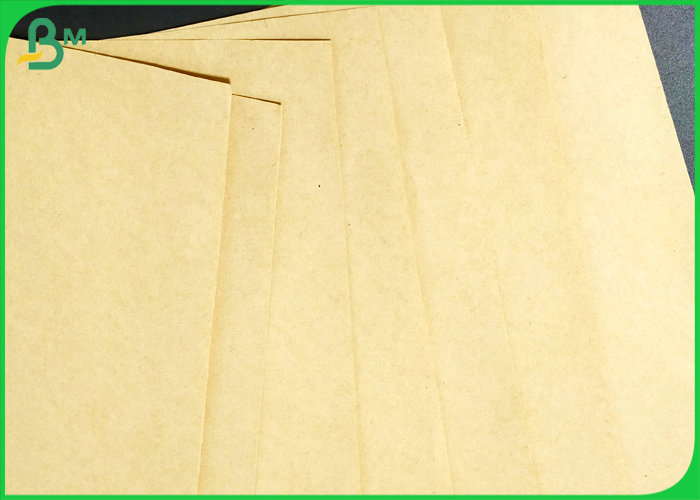 Printable 50gsm Virgin Bamboo Brown Kraft Paper In Roll For Gift Packing