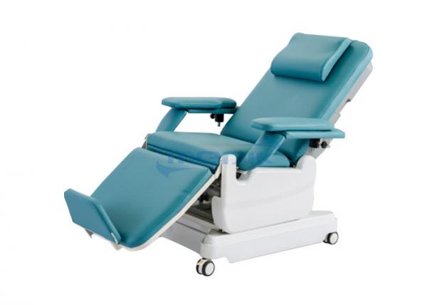 Electric Medical Outpatient Dialysis Phlebotomy Chair 4 Section On