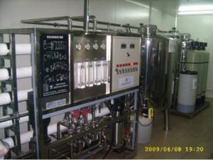 China Electroplating Double Pass RO Water Filter Plant , 10 T/H RO Water Treatment Plant on sale 