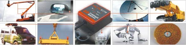 DCM260B Low Cost 3D Mini Compass With +/-/85deg Tilt Compensation , RS232/RS485/TTL Interface Optional