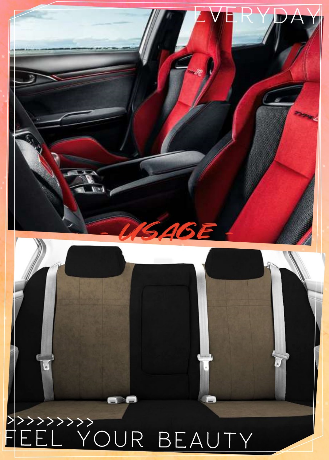 Water Resistant Suede Leather For Car Seats Covers