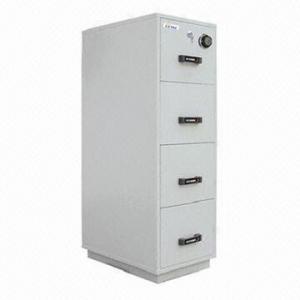 4 Drawer Office File Cabinet With Fire Resistant Function And Auto