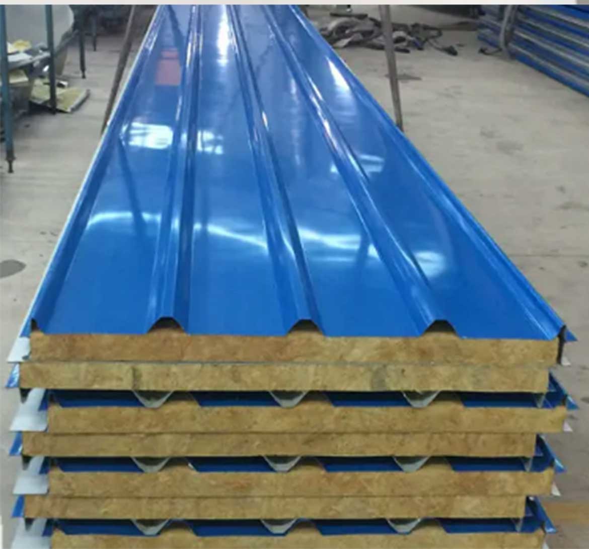 blue partition board insulation board Sandwich Board Color Coated Steel Roof Sheet PPGI PPGL manufacturer best price 
