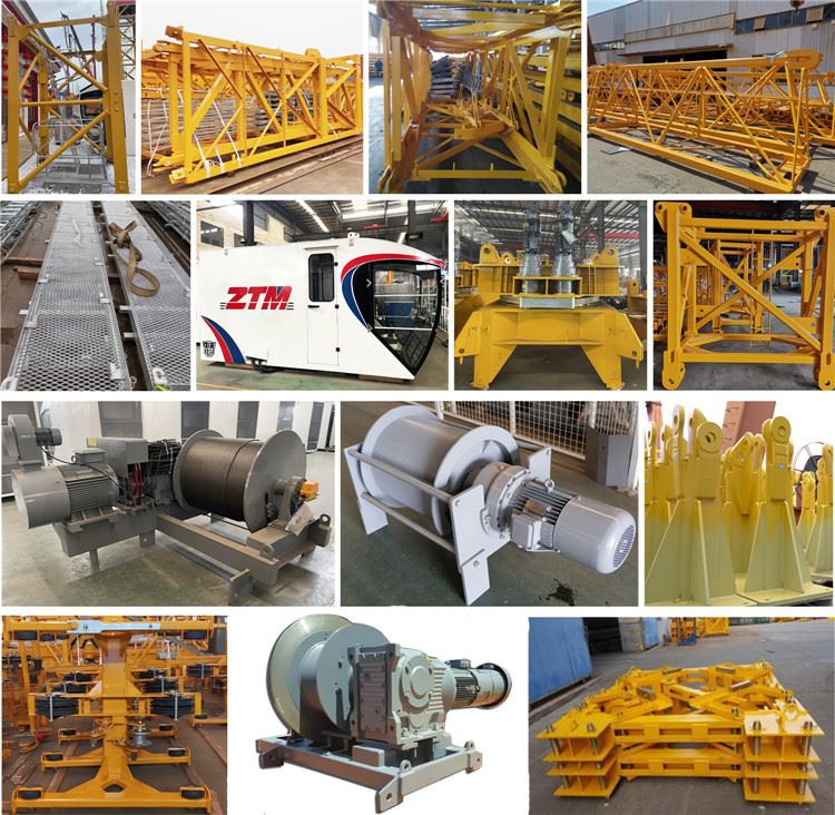 4.ZTL186 10ton luffing crane main parts