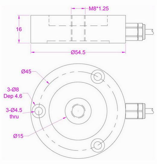 low_profile_pancake_Load_cell_with_M8_threaded_hole