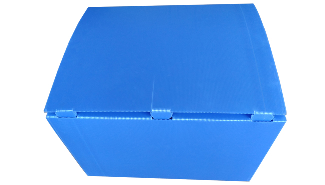 Reusable and Recyclable Corrugated Plastic Boxes with Self Lock Lid