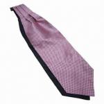 Silk Jacquard Cravat Tie, Measures 125 x 12cm, Machine-made 