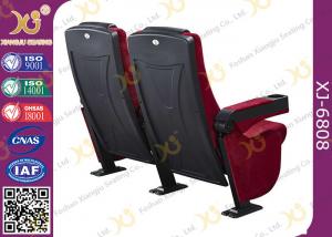Rocker Back Luxury Movie Theatre Auditorium Chair With Tablet Arms