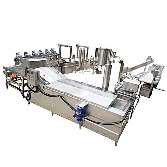Automatic Cassava Potato Chips Making Machine Fries Production Processing Line