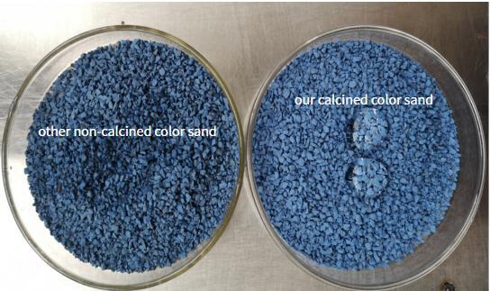 Top Quality High-Temperature Calcined Real Stone Color Paint Sand
