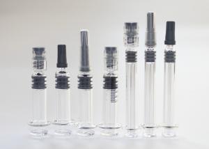 China Cosmetic Luer Lock Syringe , 1 Ml Syringe 5.0 Neutral Borosilicate Glass Material on sale 