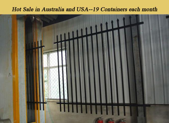 2.4m Decorative Steel Panel Fence Spear Pressed With Australia Style