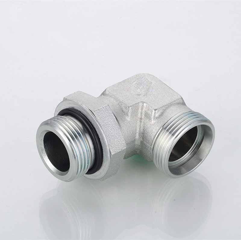 Hydraulic Fitting SAE 90 Degree Elbowthread Adjustable Stud Ends with O-Ring Sealing