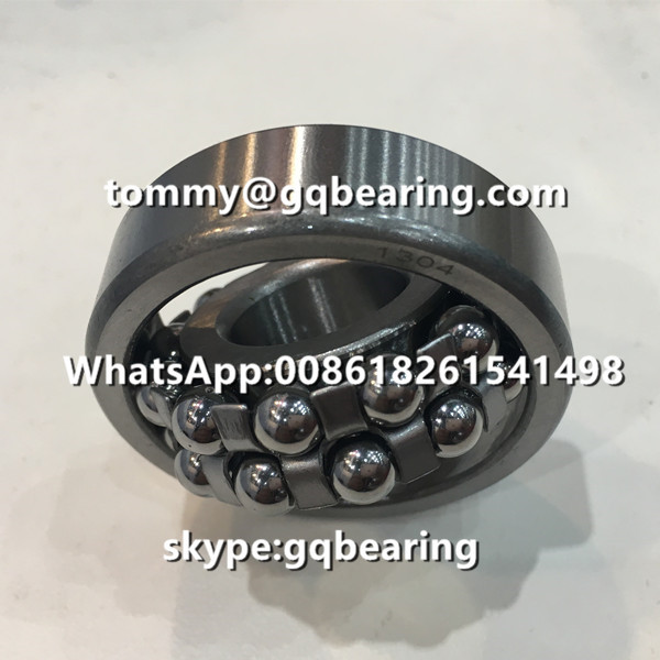 1304 Steel Cage Double Row Self-aligning Ball Bearing