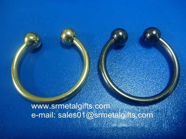 Metal bangle with ball screw nuts