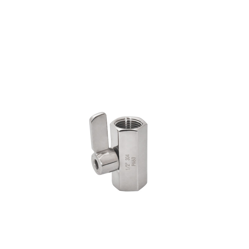 CF8 CF8m Female Thread Mini Ball Valve with Stainless Steel Handle
