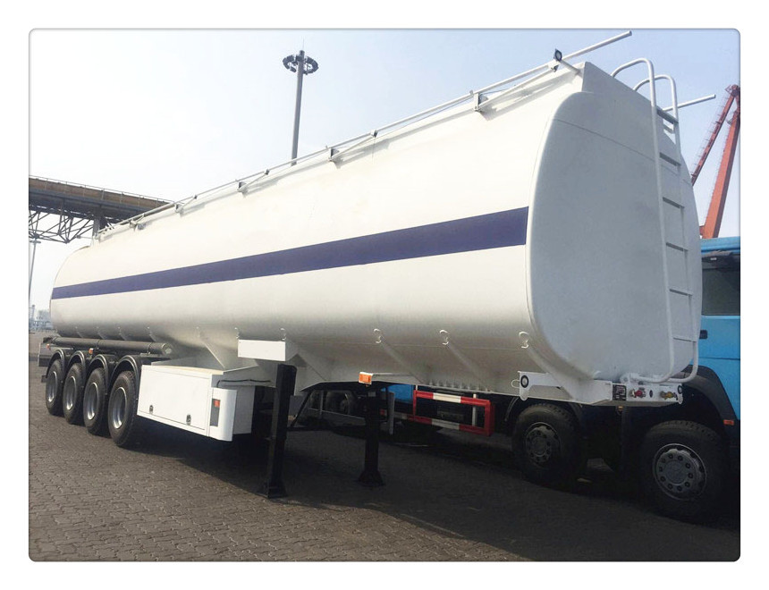 4 axles semi trailer tankers with 60,000 Liter capacity have high quality