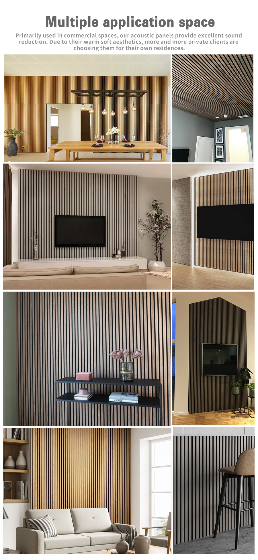 sound absorbing wood wall panels
