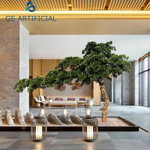Indoor Landscape Window Artificial Decorative Trees Japanese