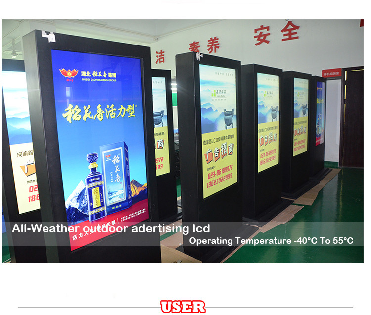 55 inch led media player waterproof outdoor advertising screen (4)
