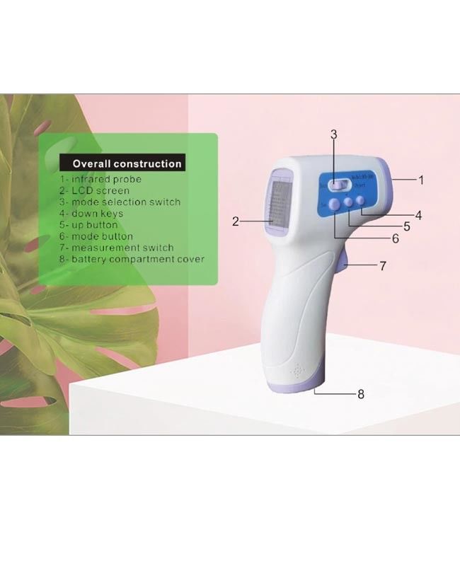 Professional Digital Laser Infrared Thermometer No Touch For Baby Adult