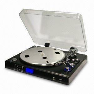 China Turntable Player with Built-in Stereo Pre-amplifier on sale 