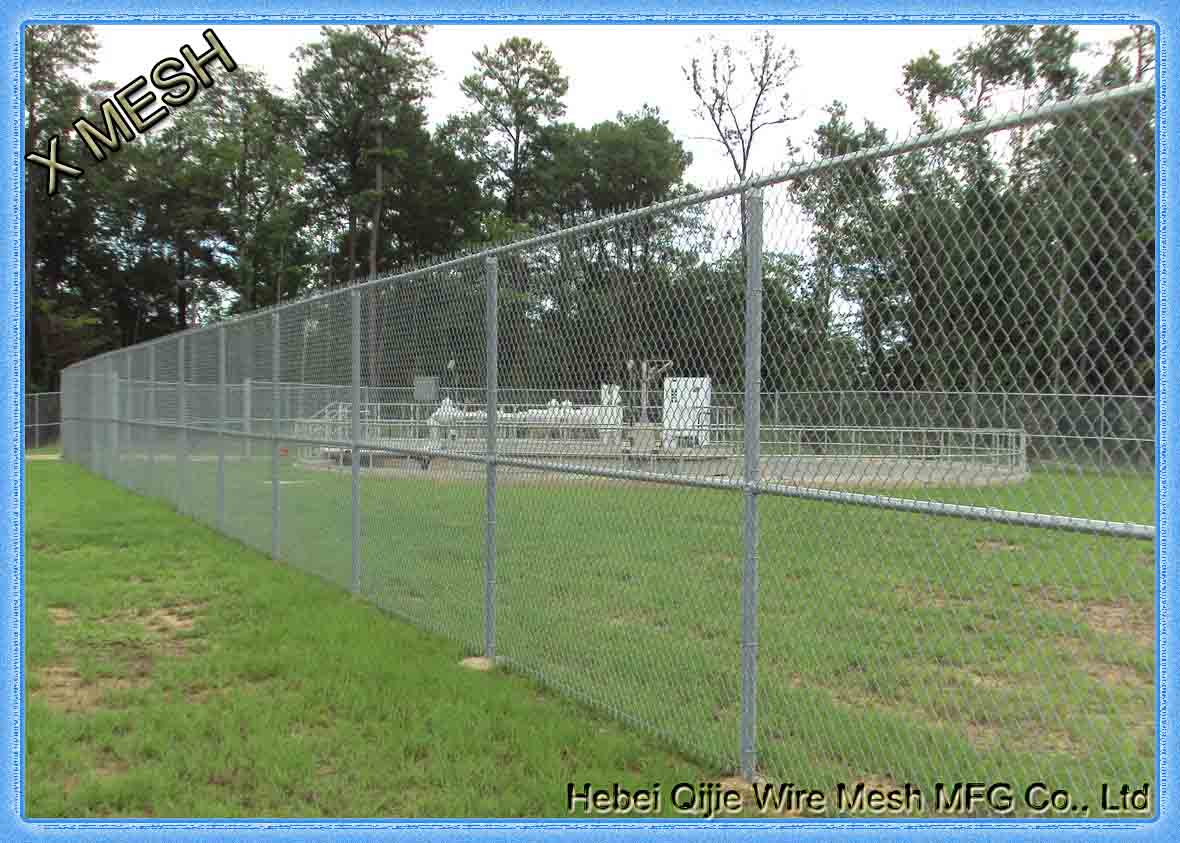 aluminum coated metal chain link fence for farm