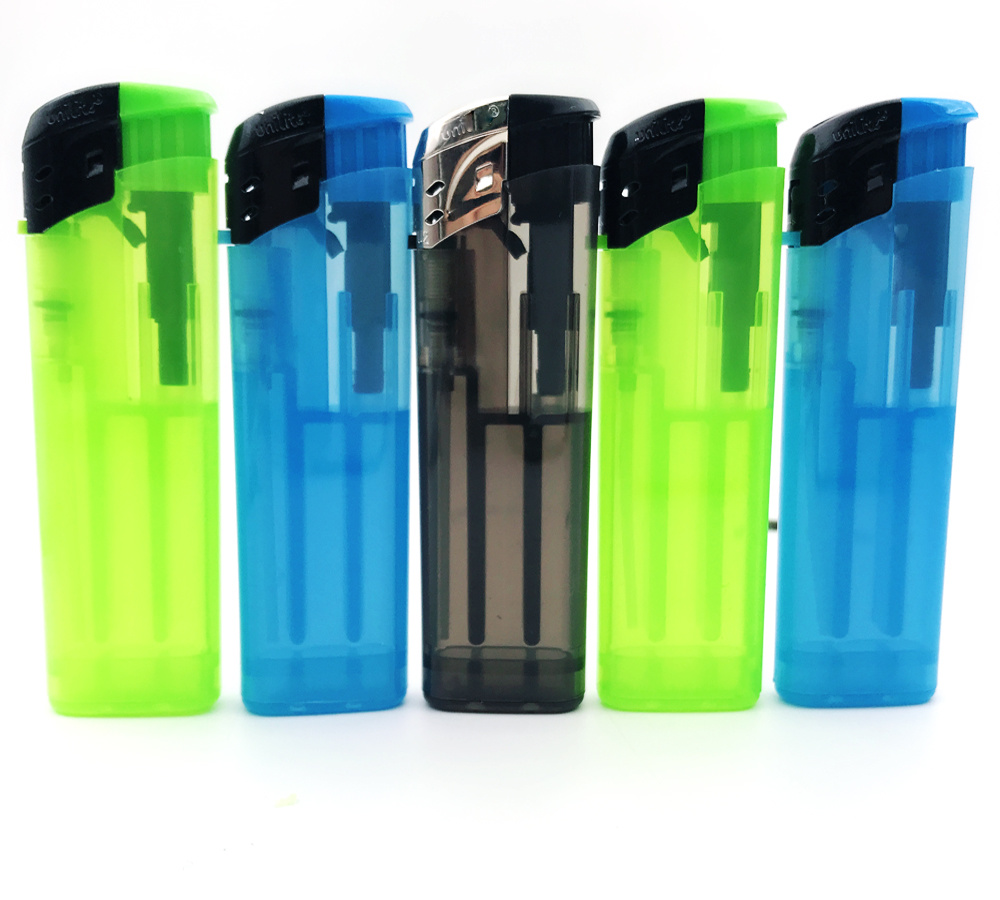 Refillable Electronic Cheap Plastic Butane Gas Lighter for Cigarette
