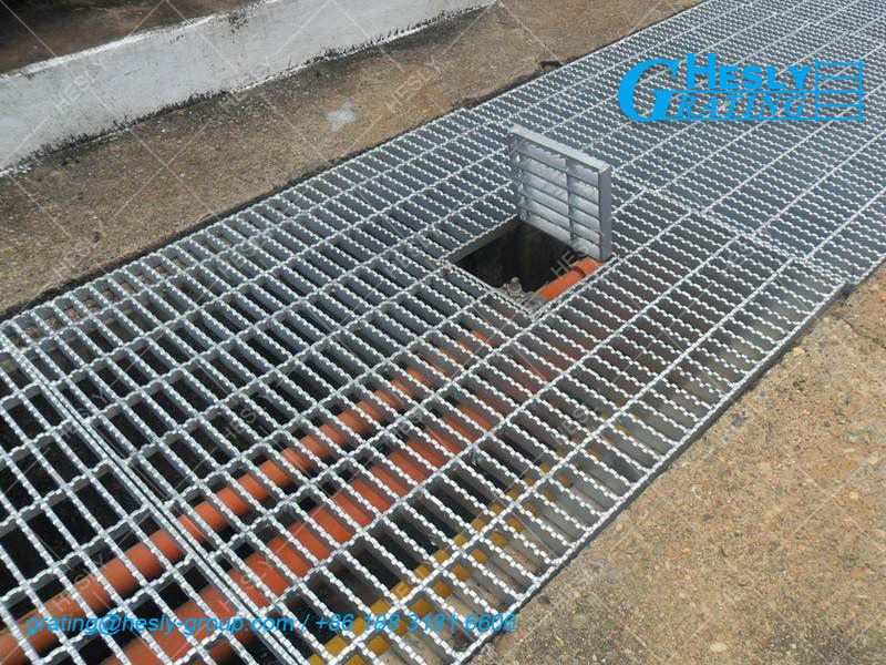 steel grating trench cover