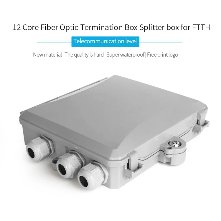 Indoor Outdoor Small FTTX/FTTH 12 Cores Fiber Optic Termination Box Splitter Box