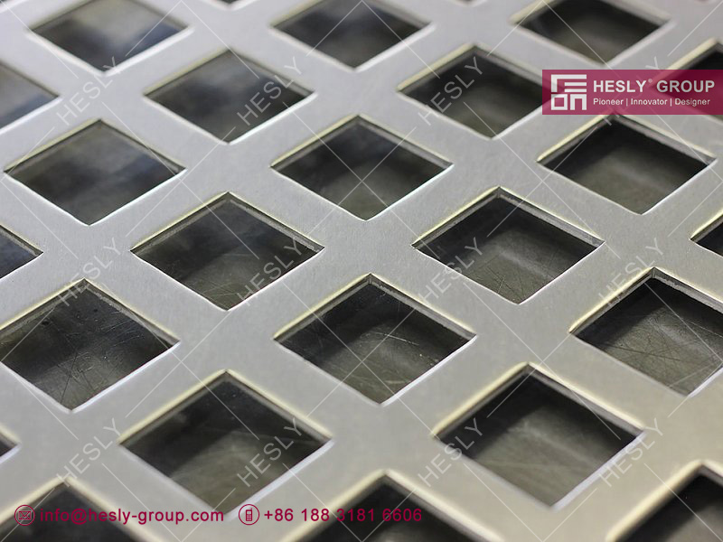 perforated metal sheet Square hole China HESLY