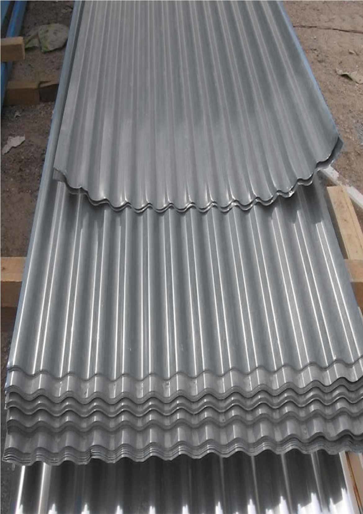 Wave shaped Grey Color Coated Steel Roof Sheet PPGI PPGL manufacturer best price supplier