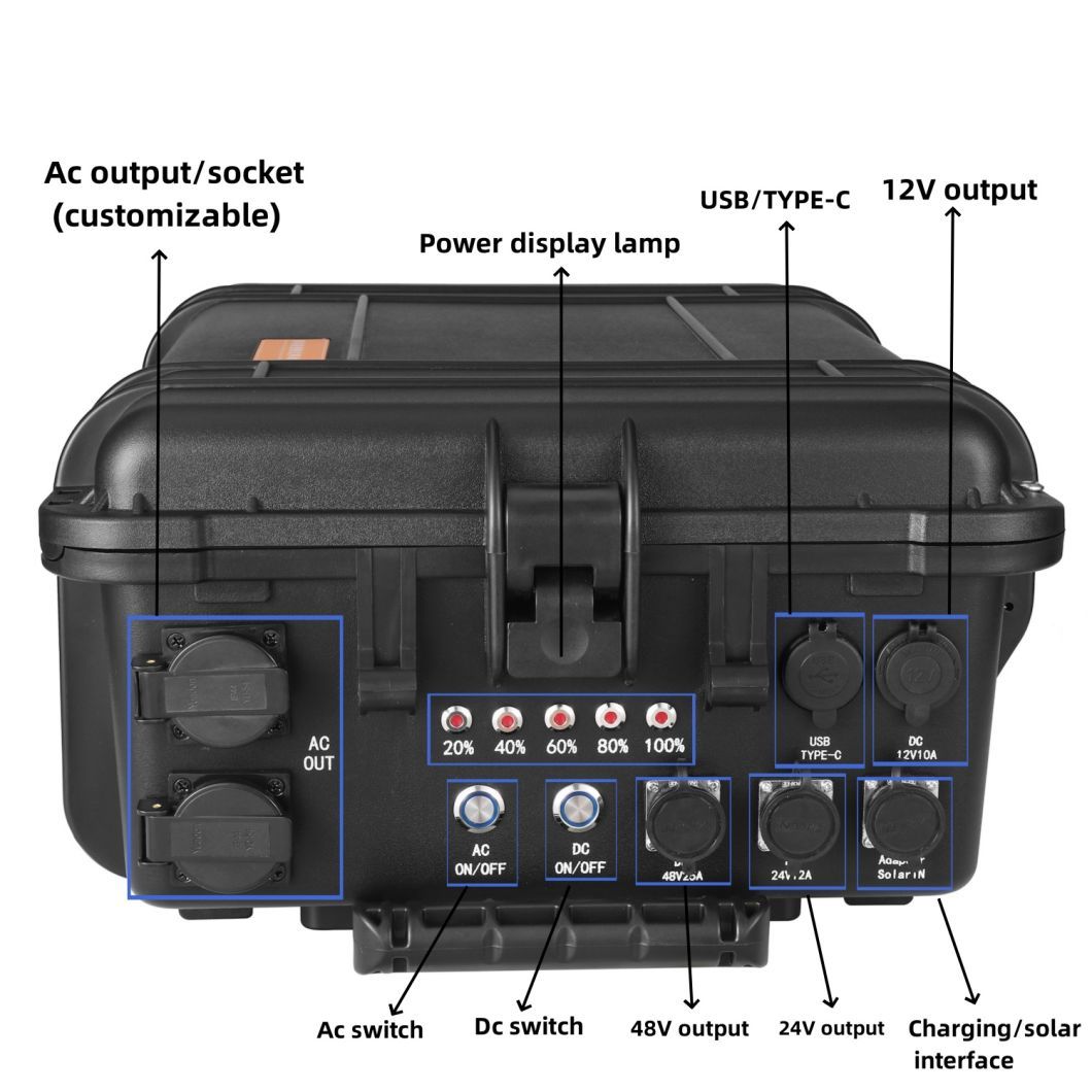 7000W Portable Power Station Solar Generator Selling High Quality Products